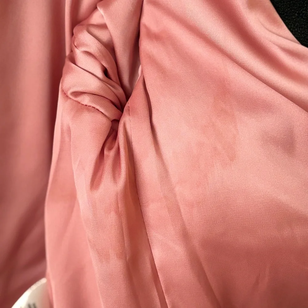 Alice + Olivia Lamb Leather Moto Jacket – “LOVE YOURSELF” – Size S - Picture 9 of 11